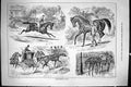 Old Sporting Dramatic News 1885 Past Present Future Horses Coaching R Victorian