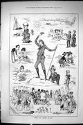 Old Sporting Dramatic News 1885 Sport Drama Play Theatre Kendals Ente Victorian