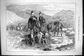 Old Sporting Dramatic News 1885 Scotland Men Hunting Moors Horses Hou Victorian