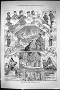 Old Print Sporting Dramatic News 1885 Hants Volunteer Camp Siers Sergean 19th