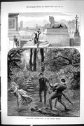 Old Sporting Dramatic News 1885 Scenes Hoodman Blind Princess'S Theat Victorian