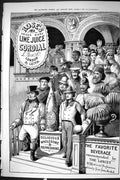 Old Print Sporting Dramatic News 1885 Rose'S Lime Juice Cordial Beverage 19th