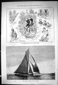 Old Sporting Dramatic News 1885 Kildare Bicycle Club Lillie Bridge Ya Victorian