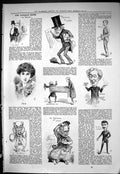 Old Sporting Dramatic News 1885 Captious Critic Change Professor Bull Victorian