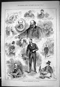 Old 1885 Conservative Demonstration Newport Morgan Davis Lord Salisbu Victorian