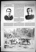 Old Sporting Dramatic News 1885 Walters Sam Wilkinson Sleeping Beauty Victorian