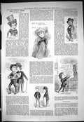 Old Sporting Dramatic News 1885 Captious Critic Hoodman Blind Eastlak Victorian