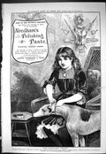 Old Print Sporting Dramatic News 1885 Needham'S Polishing Paste Pickering 19th