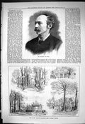 Old Sporting Dramatic News 1885 Edward De Long London Harriers Balham Victorian