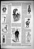 Old Sporting Dramatic News 1885 Captious Critic Olympic Roselle Biddl Victorian
