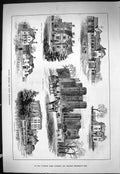 Old Sporting Dramatic News 1885 Hunting Warwickshire Crackley Stonele Victorian