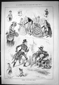 Old Sporting Dramatic News 1885 Erminie Comedy Theatre Captious Criti Victorian