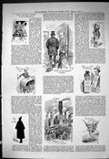 Old Sporting Dramatic News 1885 Captious Critic Birmingham Jaffray To Victorian