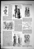 Old Sporting Dramatic News 1885 Captious Critic Cattle Show Madame Tu Victorian