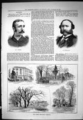 Old Sporting Dramatic News 1885 Campbell Wilhelm Ganz Middlesex Harri Victorian