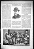 Old Sporting Dramatic News 1885 Charles Brewer Russian Carol Singers Victorian