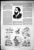 Old Sporting Dramatic News 1886 Albert Visetti Deer Stalking Montana Victorian