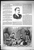 Old Print Sporting Dramatic News 1886 Mcfarlan Football Dog Muzzle Victim 19th