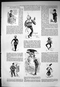 Old Sporting Dramatic News 1886 Captious Critic Suburban Pantomimes S Victorian