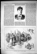 Old Sporting Dramatic News 1886 George Batty Dramatic Students Court Victorian