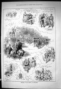 Old Sporting Dramatic News 1886 Opening Parliament House Commons Pige Victorian