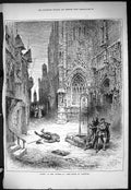 Old Sporting Dramatic News 1886 Faust Lyceum Death Valentine Actors A Victorian