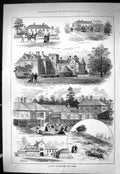Old Sporting Dramatic News 1886 Hunting New Forest Beaulieu Abbey Lyn Victorian