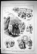 Old Sporting Dramatic News 1886 Scenes Enemies Prince'S Theatre Actor Victorian