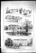Old Sporting Dramatic News 1886 Hunting Lord Galway Osberton Grove Pa Victorian