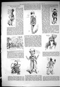 Old Sporting Dramatic News 1886 Captious Critic Round World Gollette Victorian