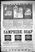 Antique Old Print Sporting Dramatic News 1886 Samphire Soap Hampton Furniture