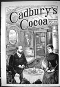 Antique Print Sporting Dramatic News 1885 Cadbury'S Cocoa Essence Tea-Time 19th