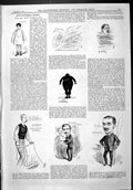 Old Sporting Dramatic News 1886 Forest Sport America Hunting Animals Victorian