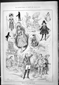 Old Sporting Dramatic News 1886 Indiana Avenue Theatre Actors Costume Victorian