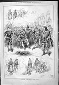 Old Sporting Dramatic News 1886 La Bearnaise Prince Wales Theatre Act Victorian