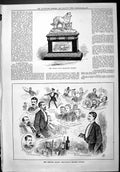 Old 1886 Collie Club Challenge Trophy Rowing Smoking Concert Wheatlry Victorian