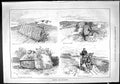 Old Sporting Dramatic News 1886 Poachers Grouse Hunting Stooks Corn S Victorian