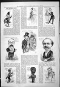 Old Sporting Dramatic News 1886 Captious Critic St. Andrew James'S Th Victorian