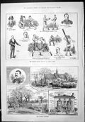 Old 1886 Malden Harriers Farley Norbiton Hotel Boxing John'S Wood Kin Victorian