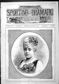 Old Print Sporting Dramatic News 1886 Portrait Mme. Judic Beautiful Lady 19th