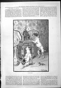 Old Sporting Dramatic News 1887 Curiosities Puppy Dogs Chinese Orname Victorian