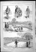 Old Sporting Dramatic News 1887 Marquis Exeter Fish Hatchery Burleigh Victorian
