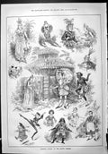 Old Sporting Dramatic News 1887 Robinson Crusoe Avenue Theatre Actors Victorian