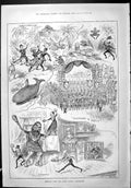 Old Sporting Dramatic News 1887 London Pantomimes Elephant Castle Sur Victorian