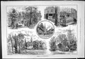 Old Sporting Dramatic News 1887 Horsham Chesworth Church Causeway Fie Victorian