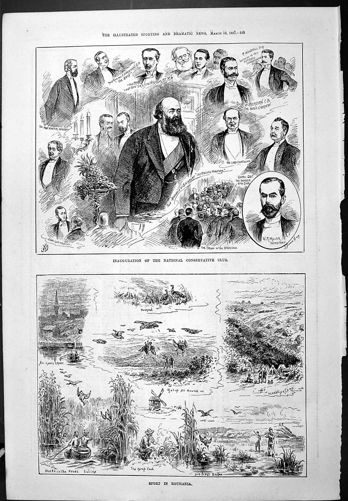 Old 1887 Conservative Club Bradshaw Abercorn Salisbury Millar Roumani Victorian