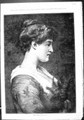 Old Sporting Dramatic News 1886 Davidson Knowles Beautiful Lady Fir C Victorian