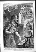 Old Sporting Dramatic News 1886 Advertisement Cadbury'S Drinking Coco Victorian