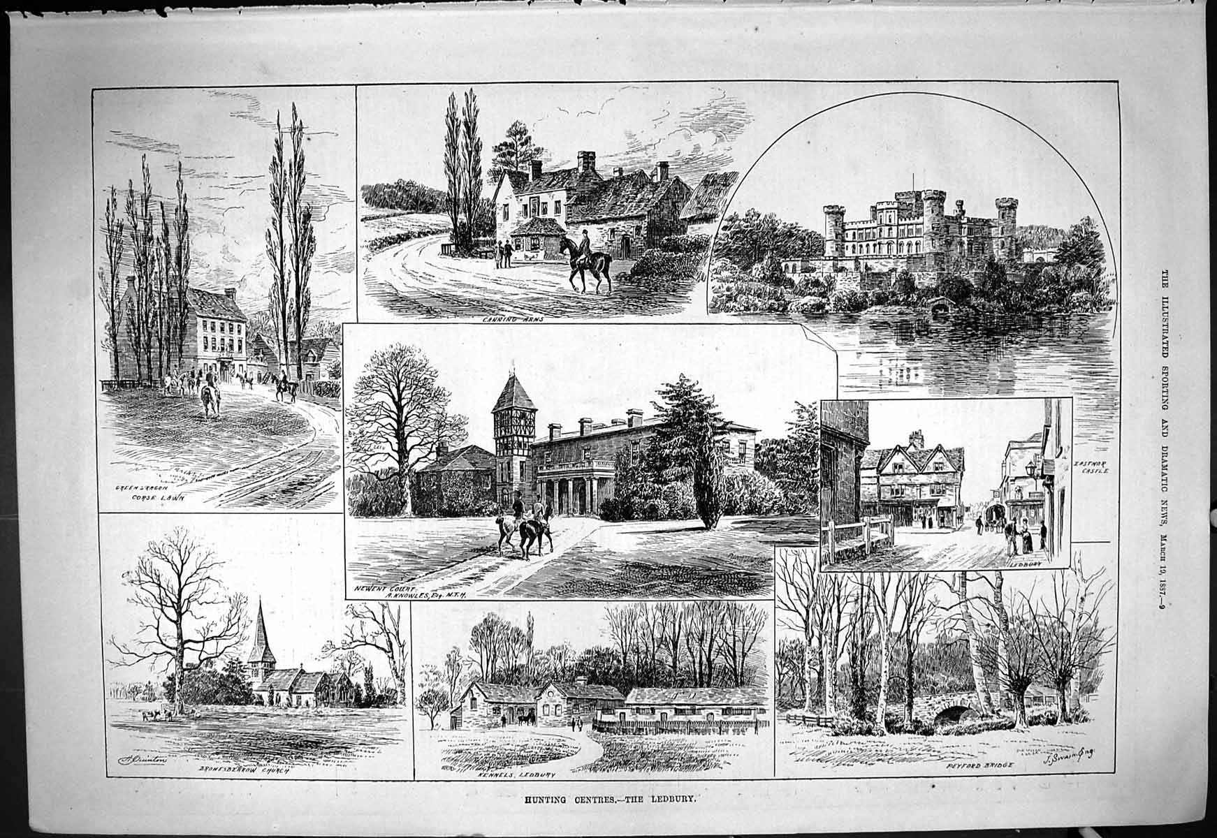 Old Hunting Centre Ledbury Caning Arms Newent Court Peyford Bridge Br