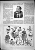 Old 1887 Laurence Cautley School Gymnastic Aldershot Fowler Hodson On Victorian